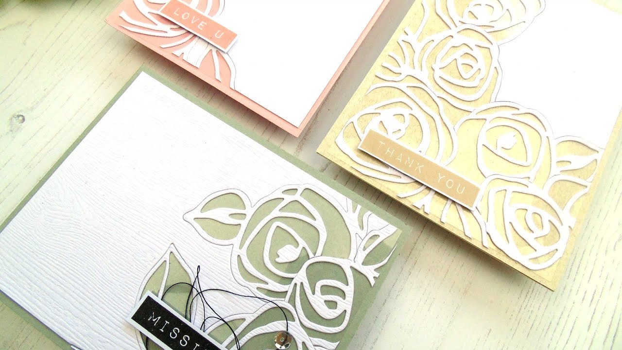 Lydia's Crafty Corner- Creating A Cover Die Effect Using Singular Dies