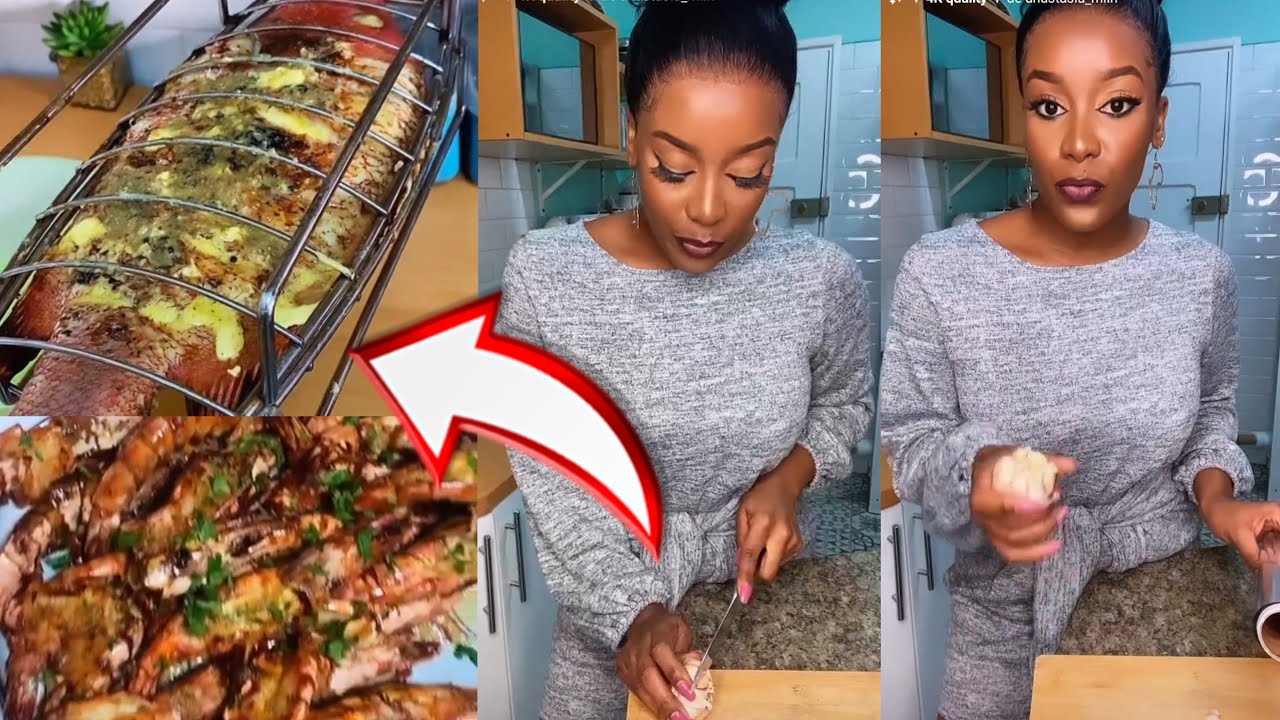 Neyma Nacimo preparando jantar para sua família