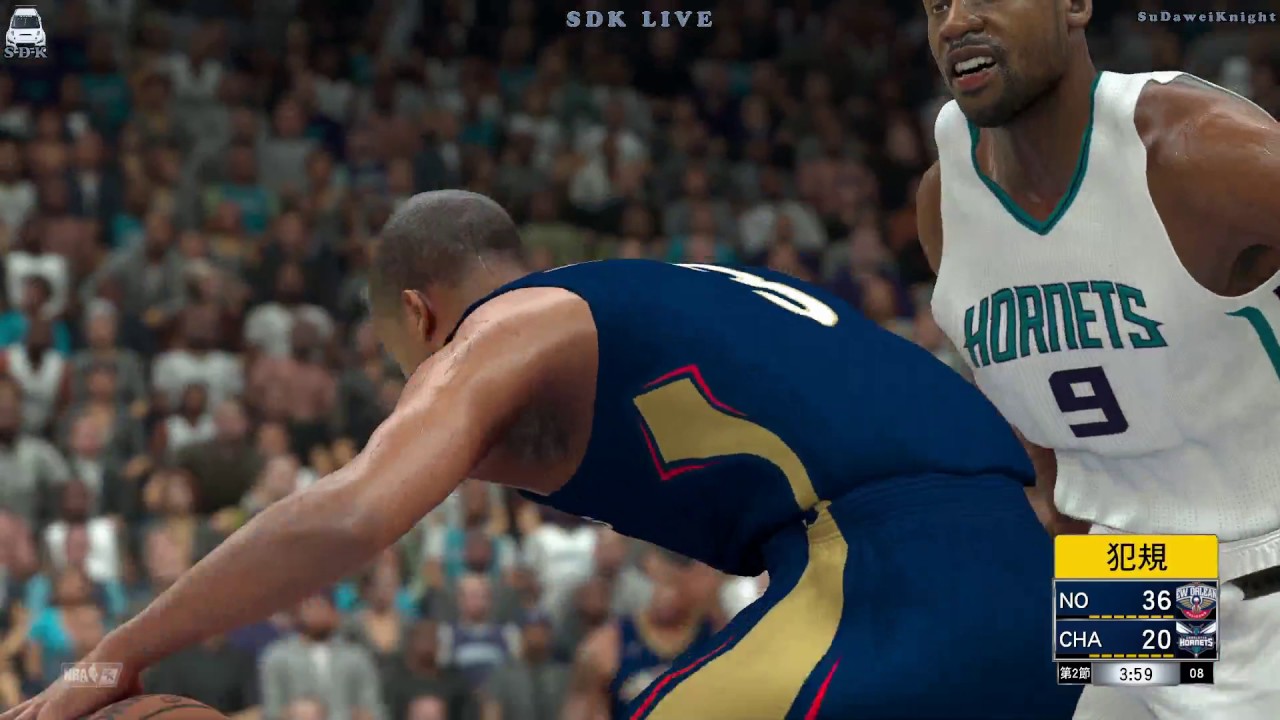 SDK_NBA2K17 G07線上聯賽_黃蜂VS鵜鶘