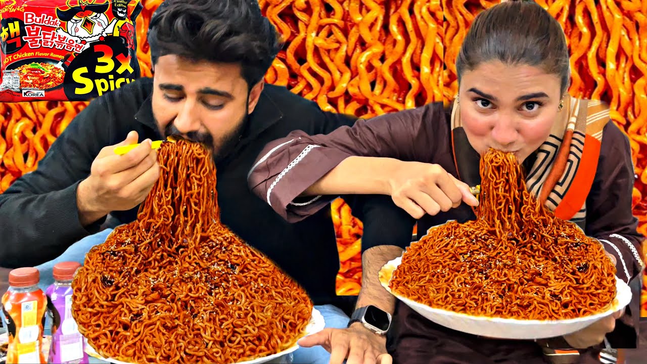 2X SPICY SAMYANG FIRE NOODLES CHALLENGE | EXTREMELY SPICY NOODLES  @That Was Crazy