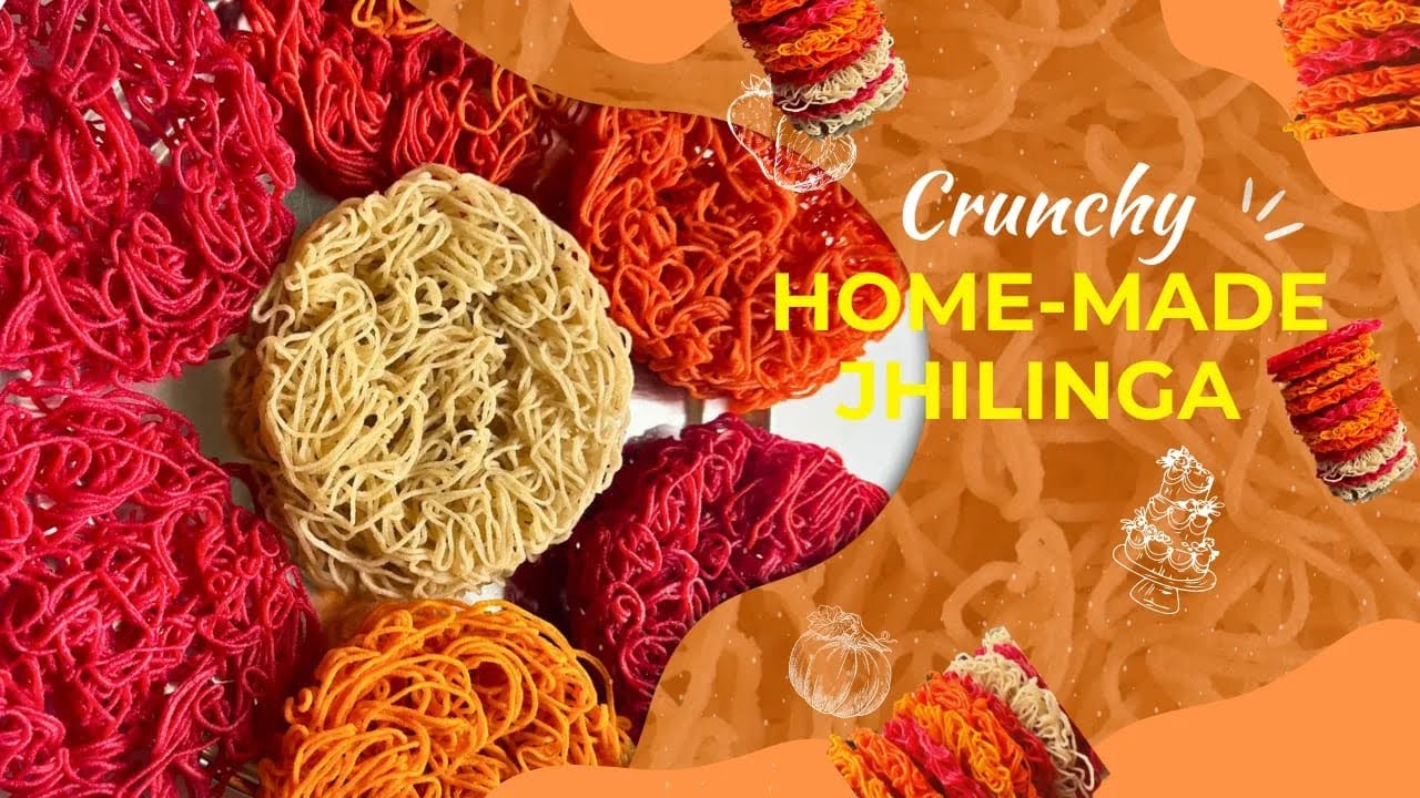 JHILINGA 🎊How To Make Jhilinga At Home ||Tihar Ko Roti 🪔- Sinkamari - Jhilinga ❤️