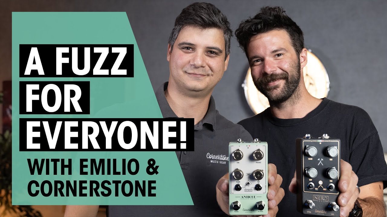 2024 Cornerstone Pedal Lineup with founder Emilio | Thomann