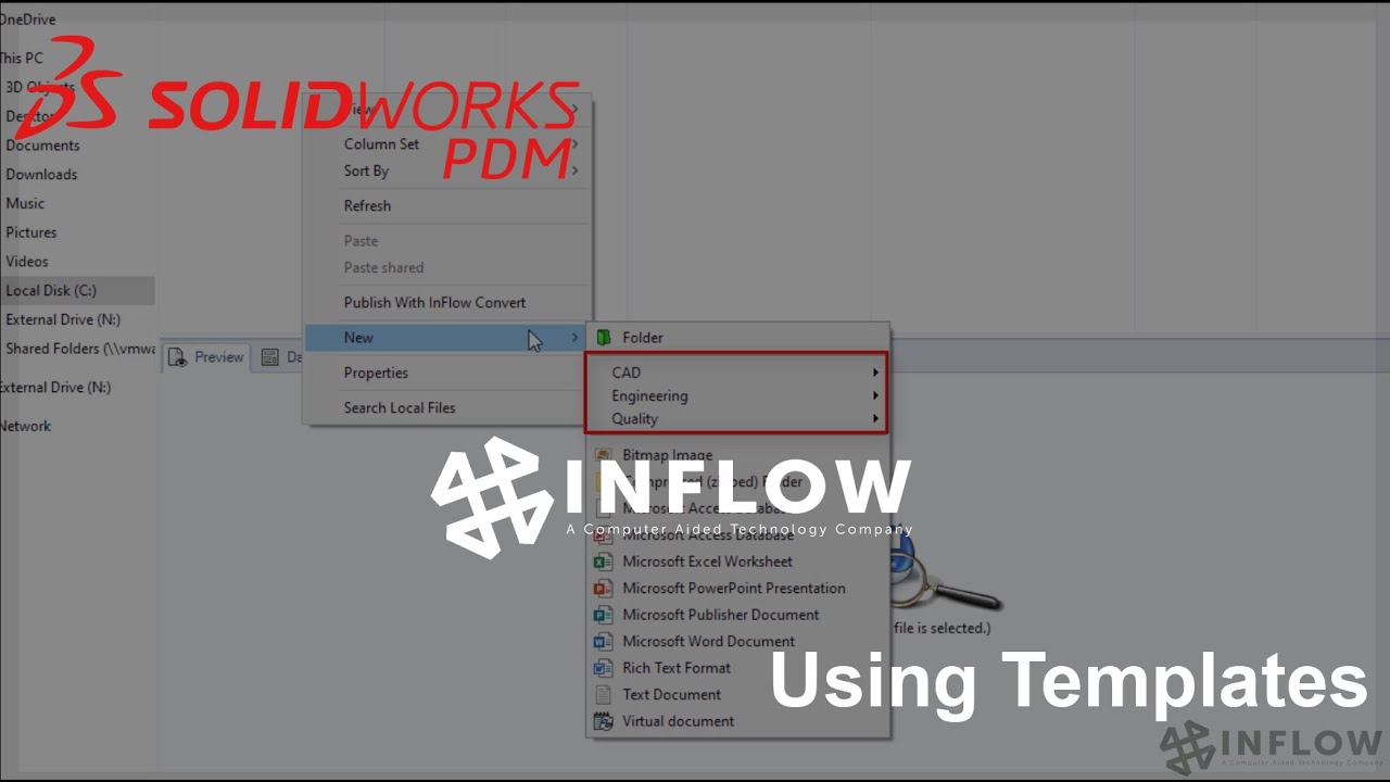 Using Templates - Day In The Life - SOLIDWORKS PDM User Series