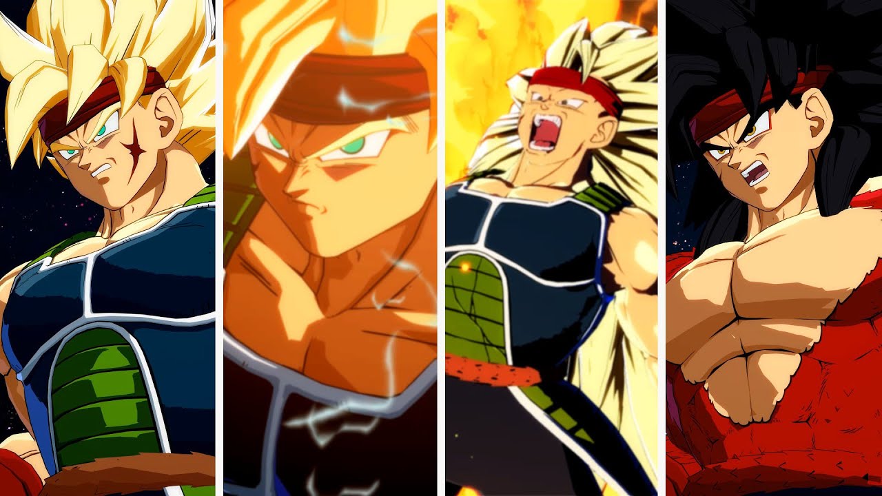 Bardock's Rage! Birth of a Super Saiyan 1-2-3-4  | Dragon Ball FighterZ Mods