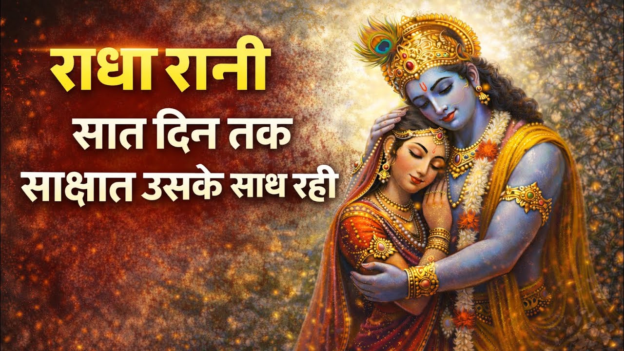 वो साक्षात राधा रानी के साथ सात दिन रही . उसे राधा रानी ने श्रीकृष्ण से मिलवाया !