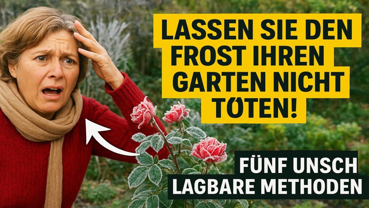Lassen Sie den Frost Ihren Garten nicht töten! Fünf unschlagbare Methoden, wie Sie Ihre Stauden sic
