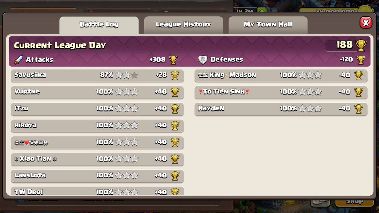 Clash Of Clans Legend mode 308 | My 1st video on Youtube, hope you like it🫡❤️