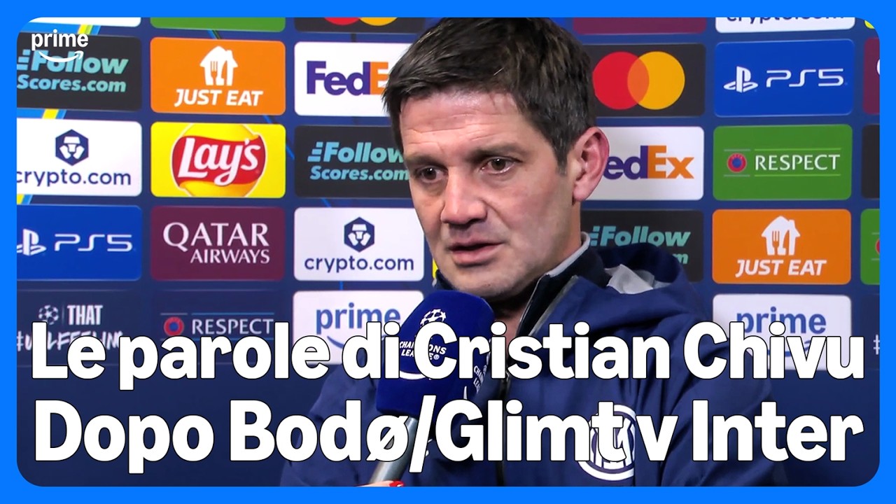 L'INTERVISTA A CRISTIAN CHIVU DOPO BODO-INTER
