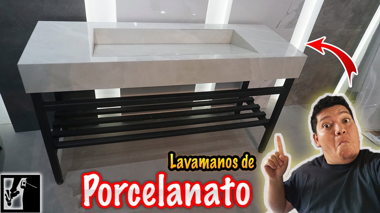🧼Lavamanos de PORCELANATO artesanal. ¿Cómo se hace? || Los Bestauradores