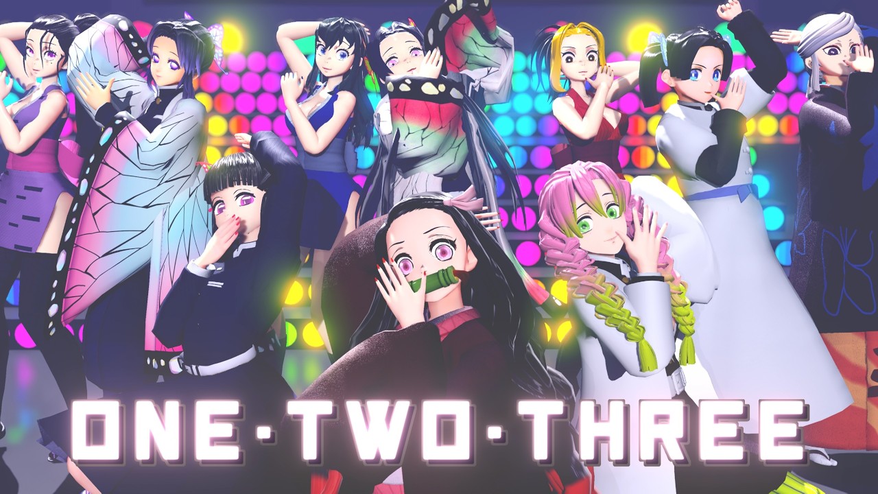 【鬼滅の刃MMD】One・Two・Three【Demon Slayer MMD】