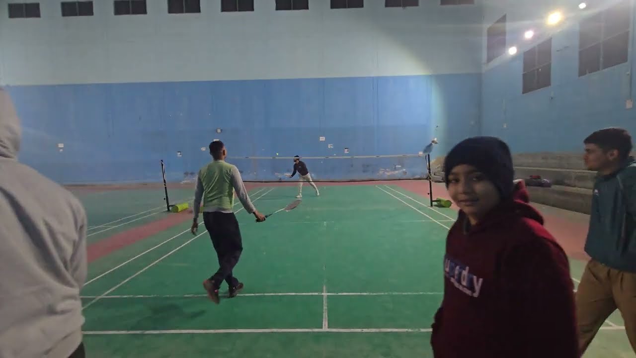 01-02-2026 Singles badminton Match || Performing their best || Skills Showdown #badmintonlovers 