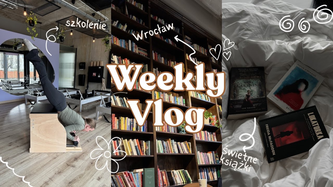 WEEKLY READING VLOG 📚 work, training, Wrocław, another training and a great book!
