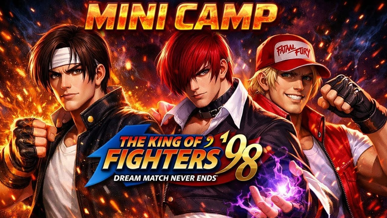 MINI CAMP KOF 98.CHEGAAAA!