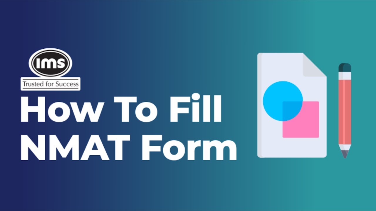 💡How to fill NMAT 2021 Form - Step by Step Process | IMS India