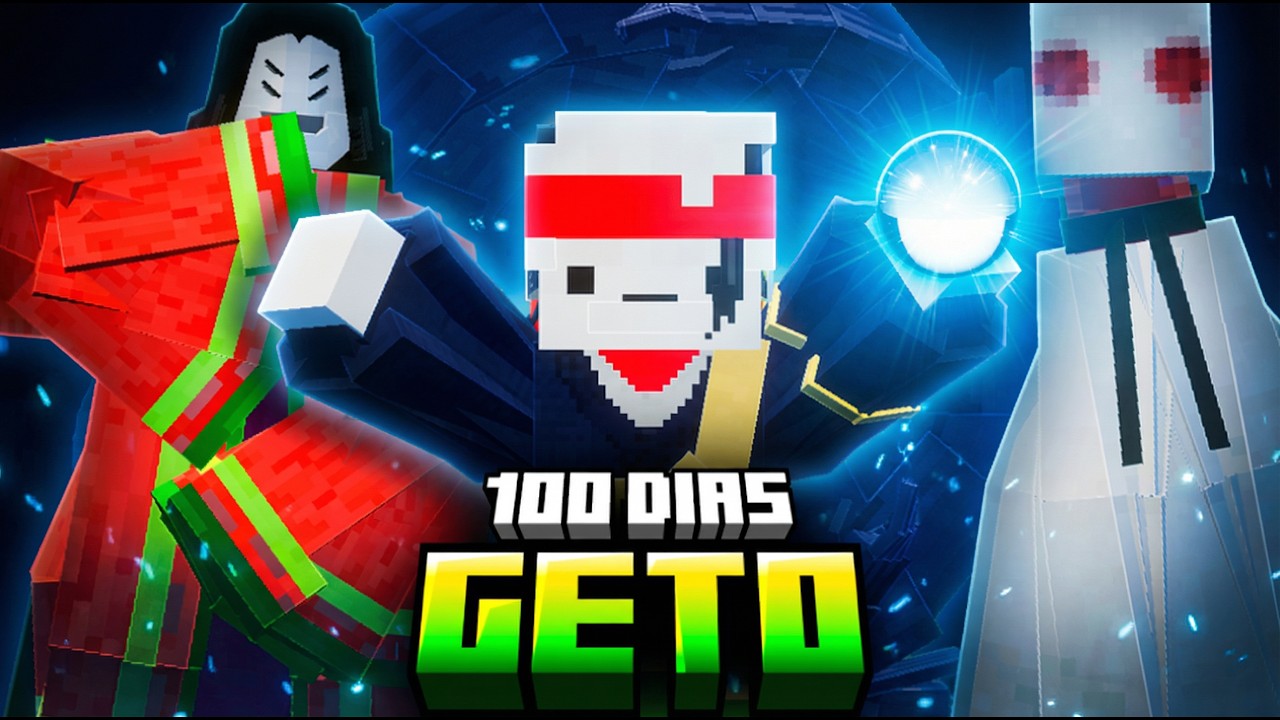 SOBREVIVI 100 DIAS como SUGURU GETO no Minecraft