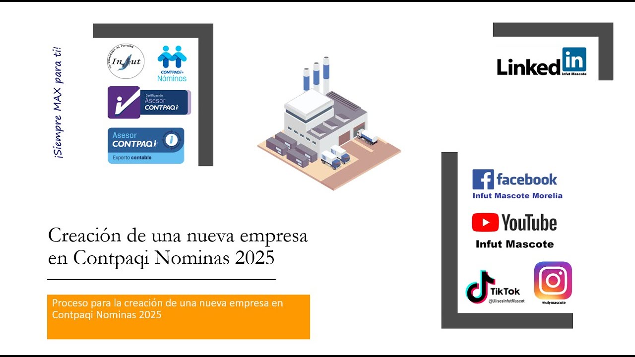 Creación de una nueva empresa en Contpaqi Nominas 2025