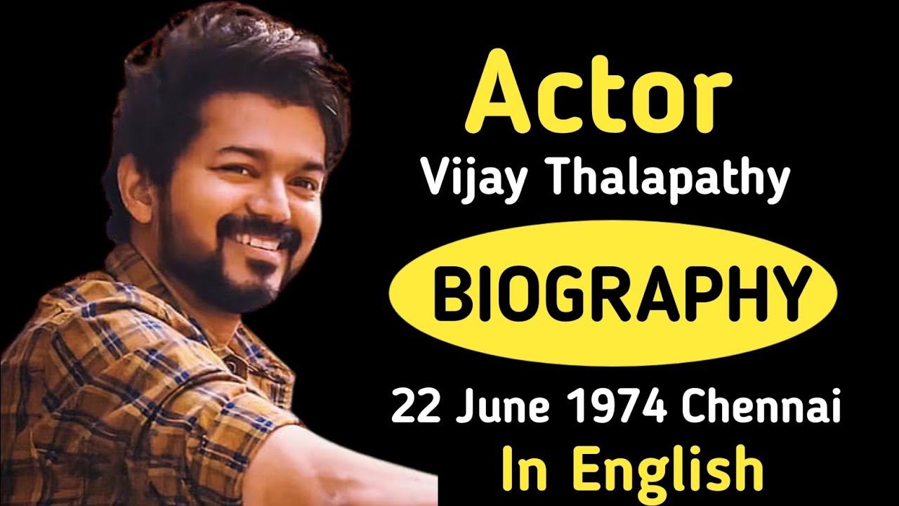 Actor Vijay Thalapathy biography in English⚡#trending #viral #vijay #thalapathy #pranaviTalks