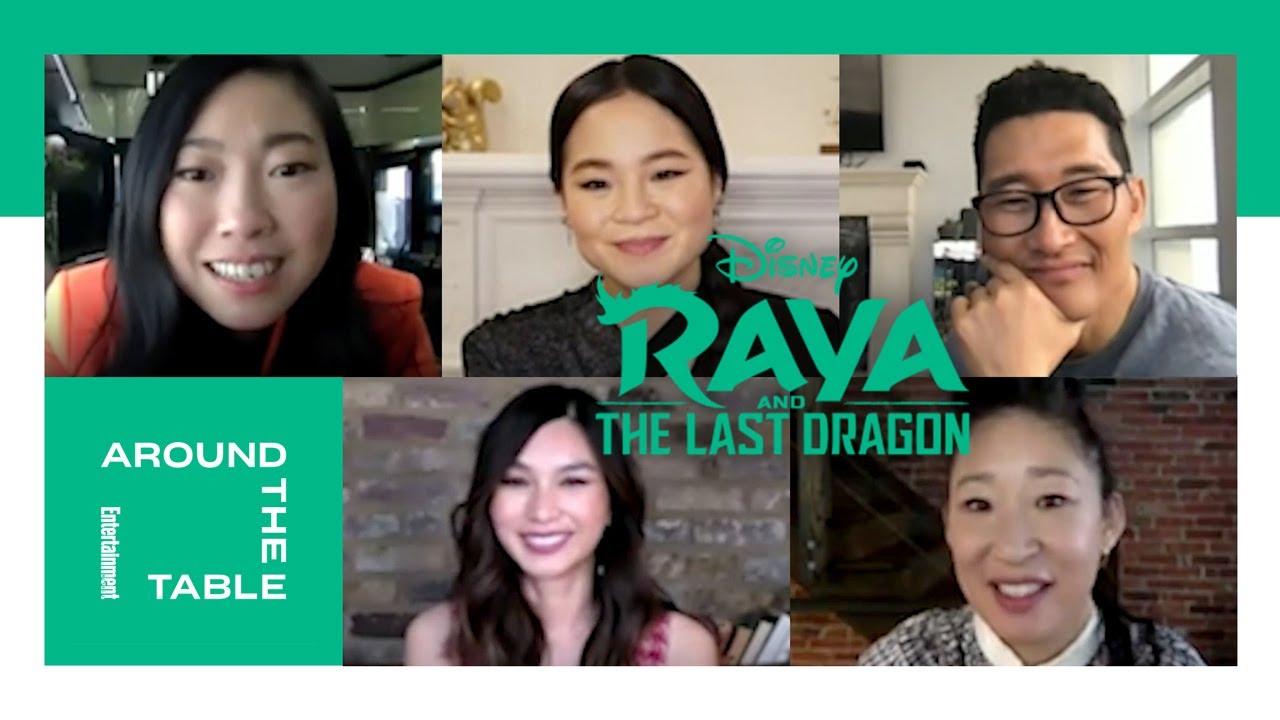 'Raya and the Last Dragon' Voice Actors Interview | Around the Table | Entertainment Weekly