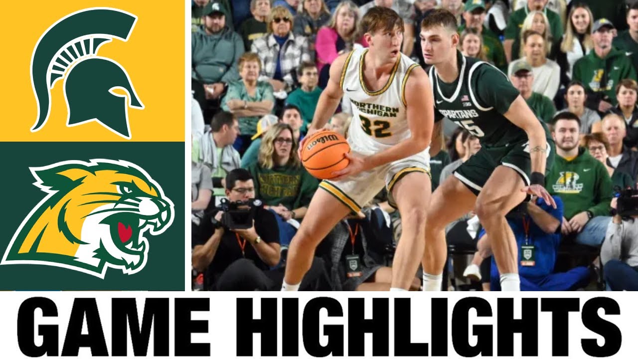 Michigan State vs  Northern Michigan Highlights | NCAA Men's Basketball | 2024 College Basketball