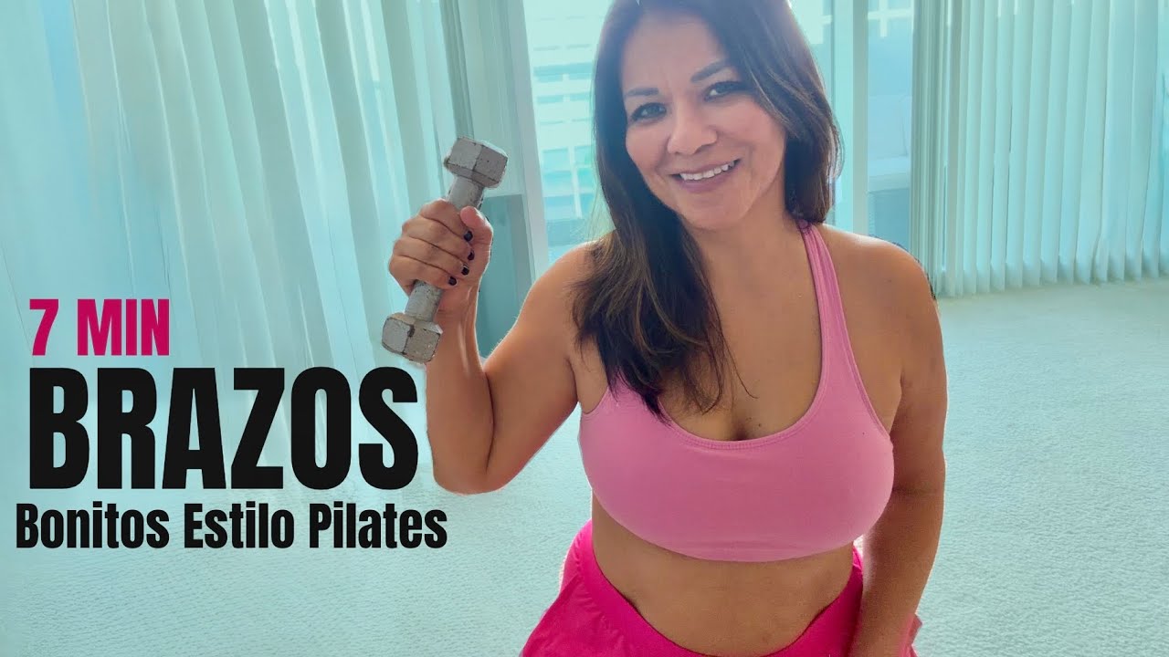 BRAZOS FUERTES Y DEFINIDOS, Rutina estilo Pilates con mancuernas