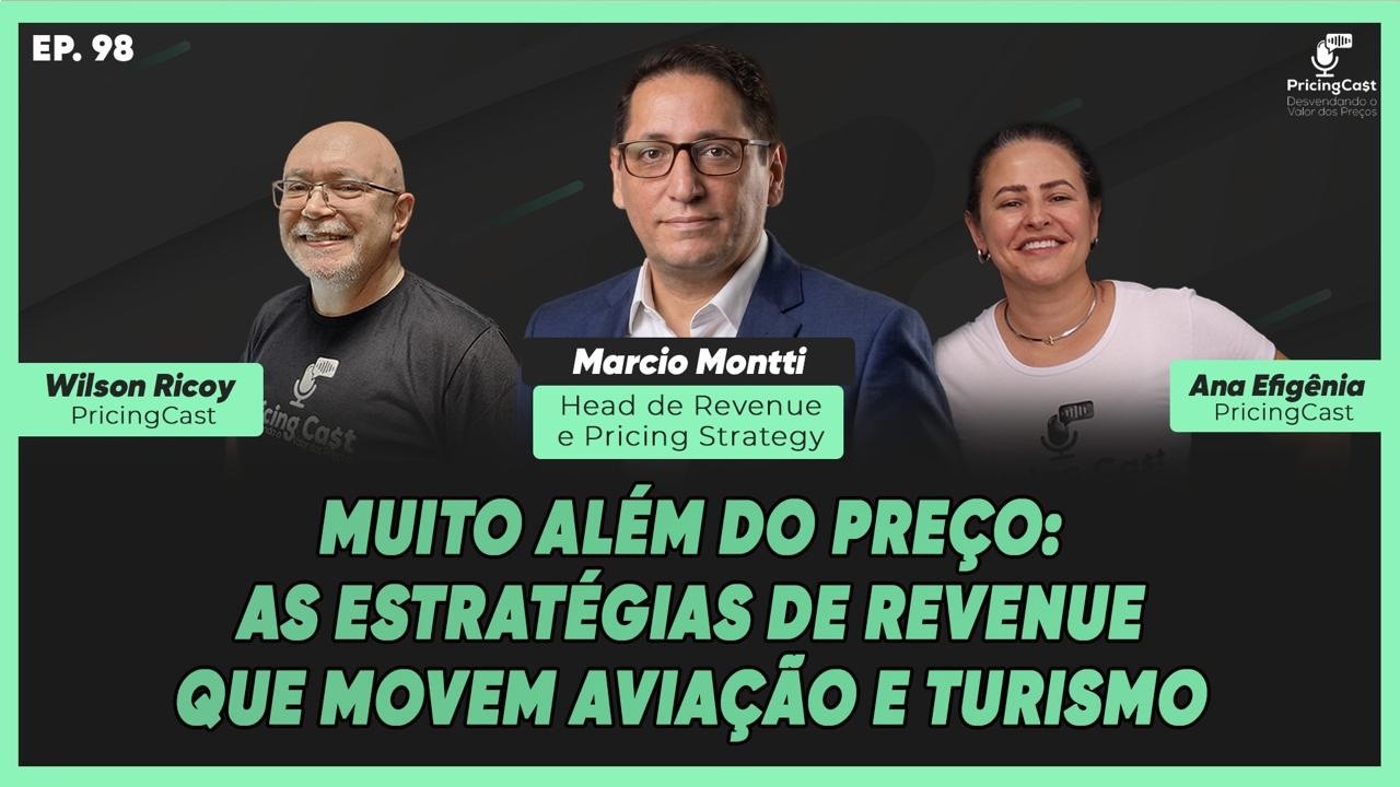 Muito além do preço: As estratégias de Revenue que movem aviação e turismo | PricingCast #98