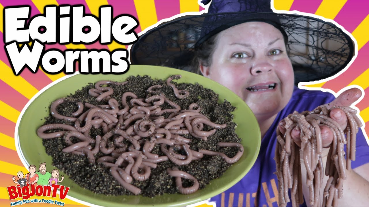 How to Make Jell-O Worms || Edible Halloween Jelly Worms || Funky Food Friday
