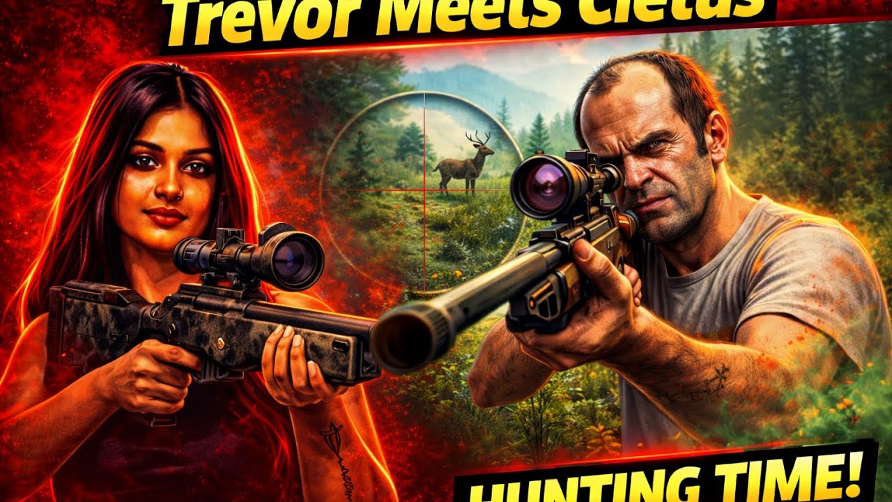 Trevor Meets Cletus |Hunting Mission Begins |GTA V Gameplay