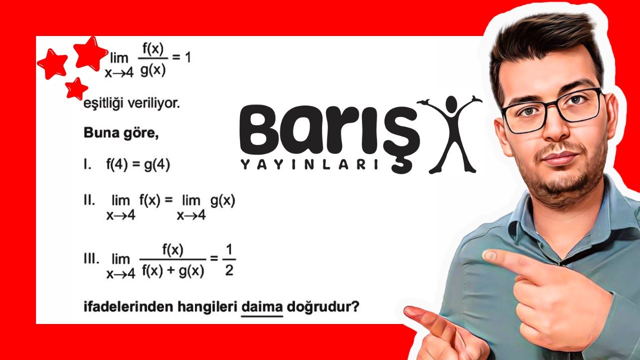 ÇOK TEHLİKELİ SORU!! 💥💥 | Limit Soru Çözümü | Barış Çelenk