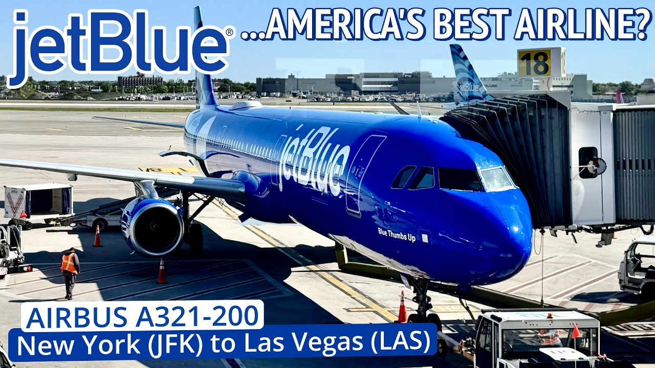 JetBlue: Are they the Best Economy Airline in America? New York JFK to Las Vegas | Airbus A321-200