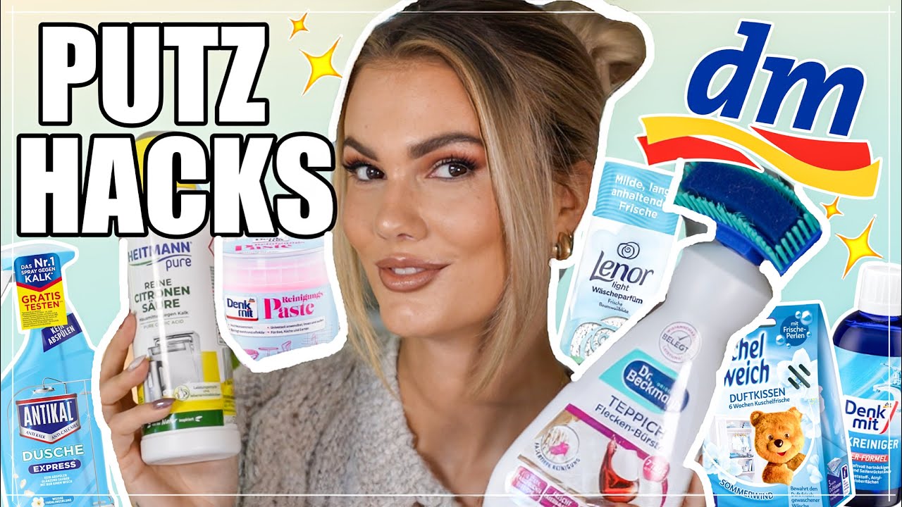 20 PUTZ HACKS DROGERIE ✨Die besten Hacks für Bad, Küche, Waschmaschine & Frische I Cindy Jane