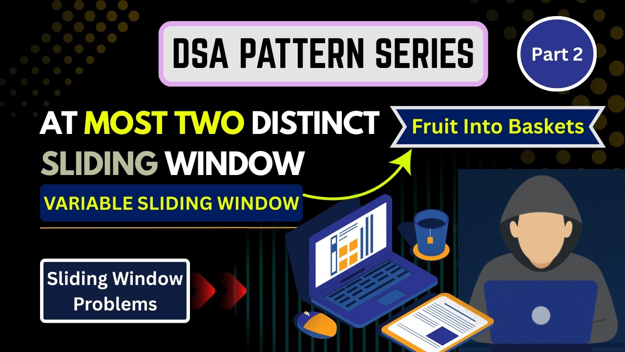Sliding Window Gets Real | At Most 2 Distinct Explained