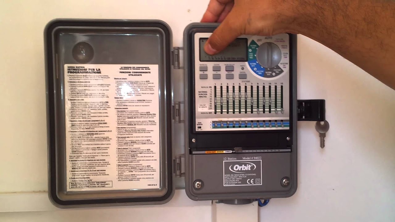 Recensione centraline irrigazione orbit trasformatore esterno programmatori 94024 94026 94028 94462