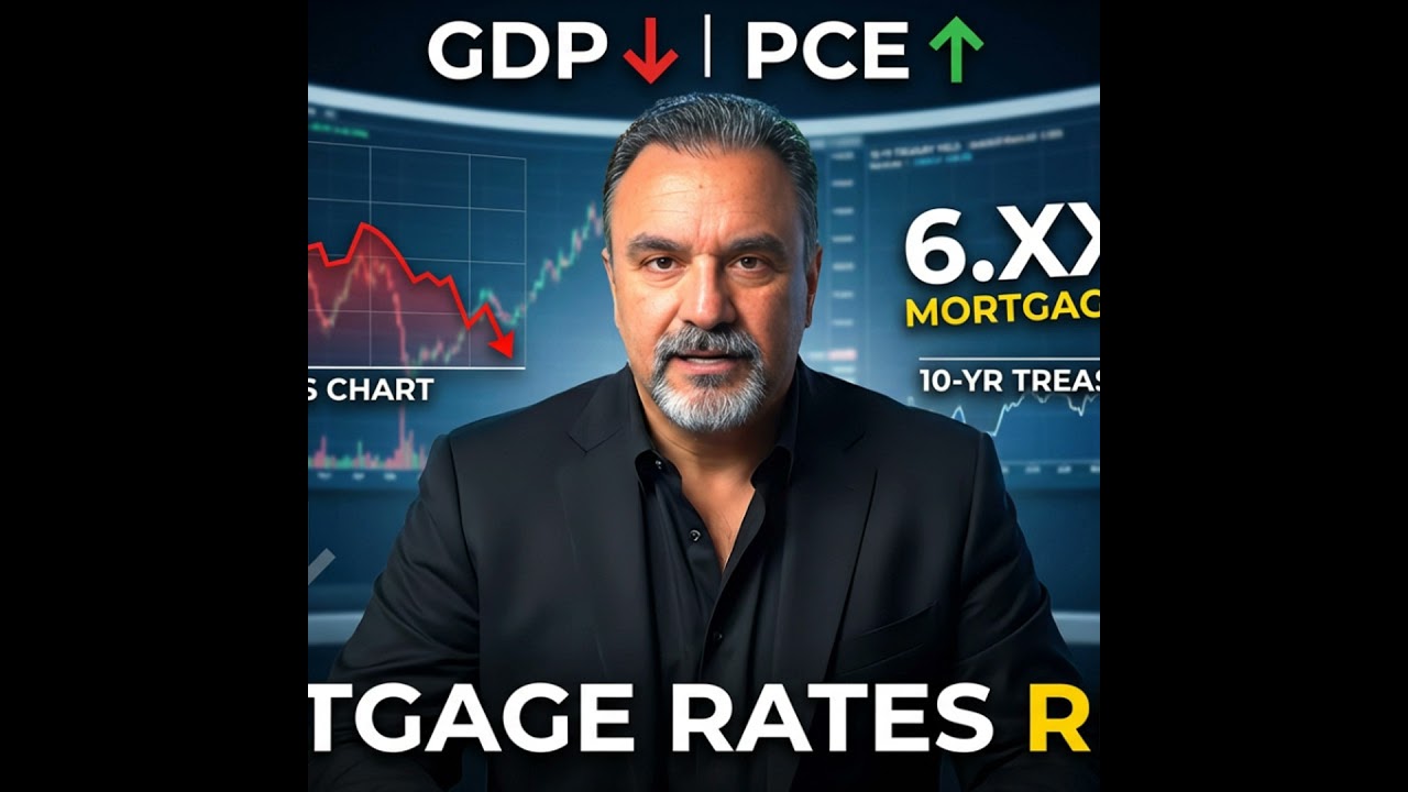 S2025 Ep237: Fed’s Preferred Inflation Gauge Ticks Up as GDP Crashes — Mortgage Rates React