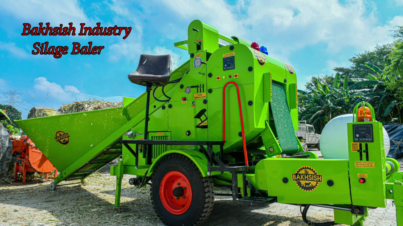 Silage Baler and Wrapper Machine in india