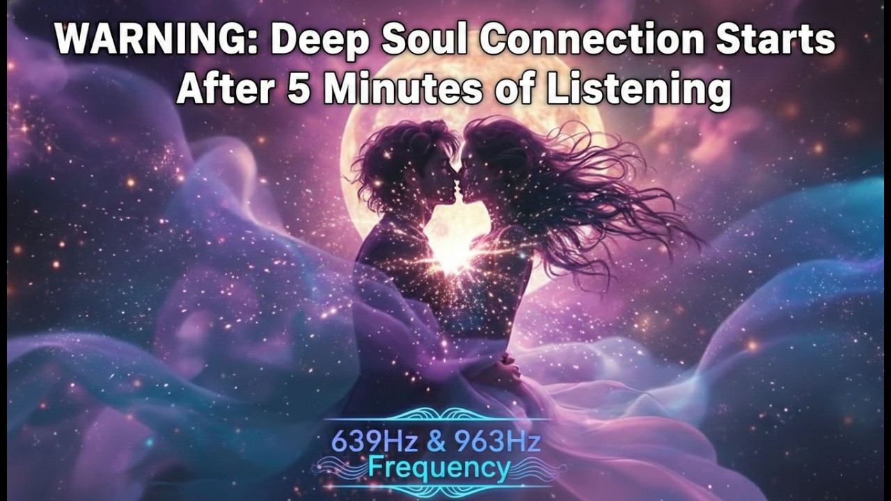 WARNING: Deep Soul Connection Starts After 5 Minutes of Listening 639Hz & 963Hz Frequency