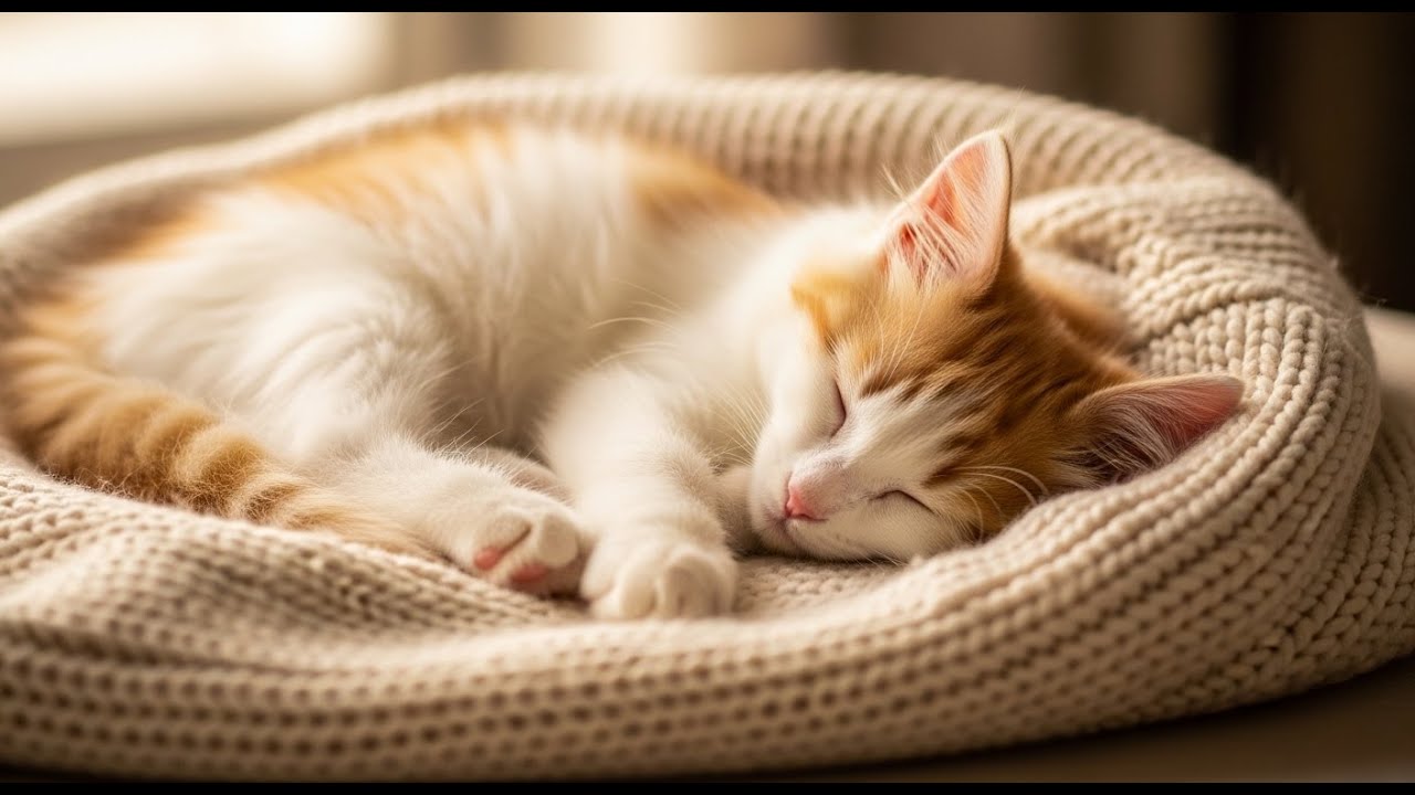 Relaxing Sleep Music for Cats 💤 | Gentle Cozy Instrumental