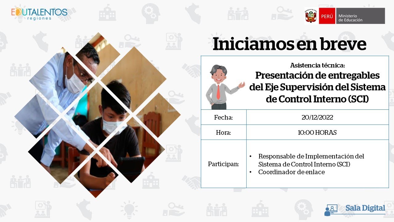 AT: Presentación de entregables del Eje Supervisión del Sistema de Control Interno (SCI)