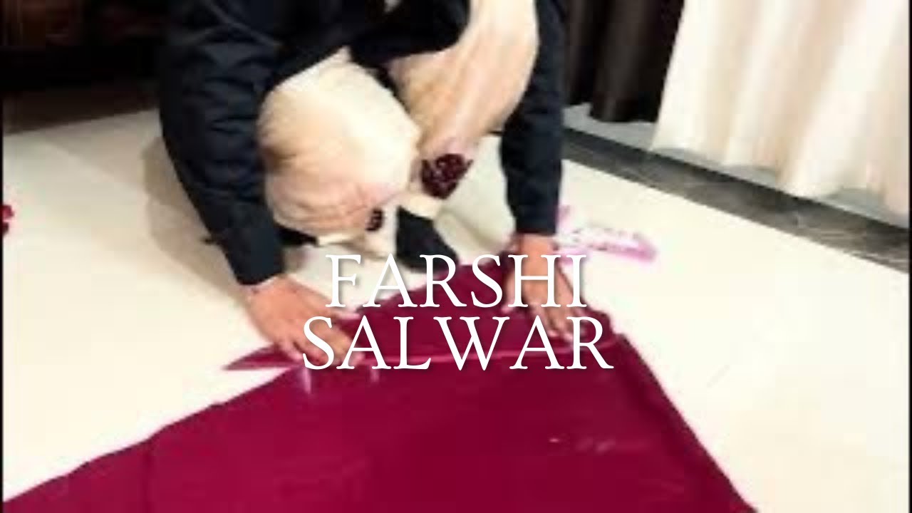 Farshi salwar cutting part 1 