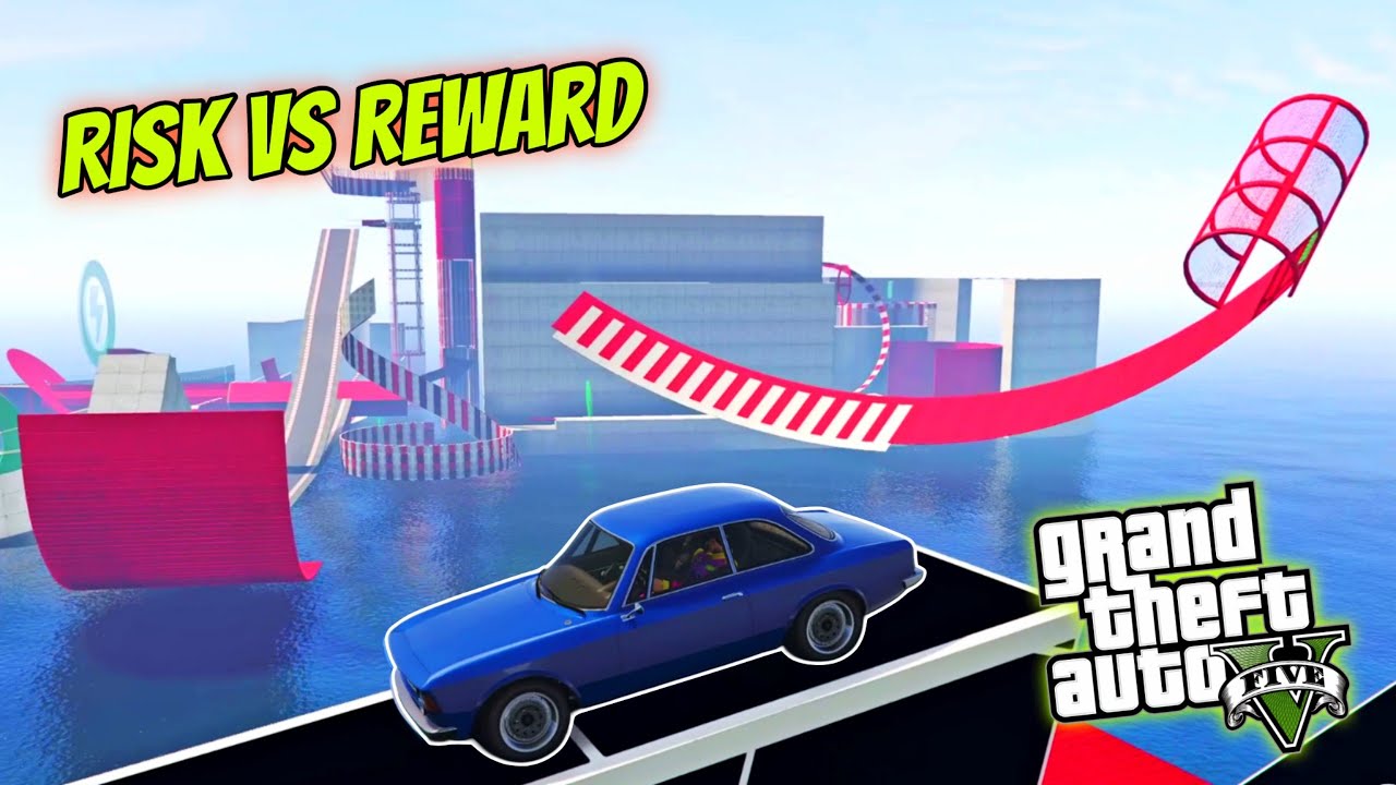 GTA V | Risk Vs Reward Amazing Parkour With Funny Moments