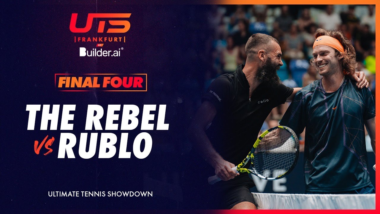 The Rebel Benoit Paire vs Rublo Andrey Rublev | UTS Frankfurt by Builder.ai Highlights