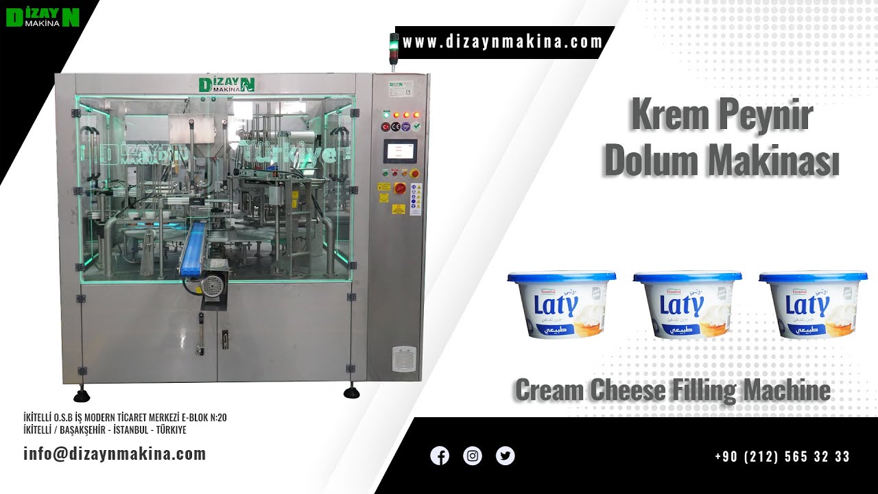 Krem Peynir Dolum Makinası - Cream Cheese Fillin Machine