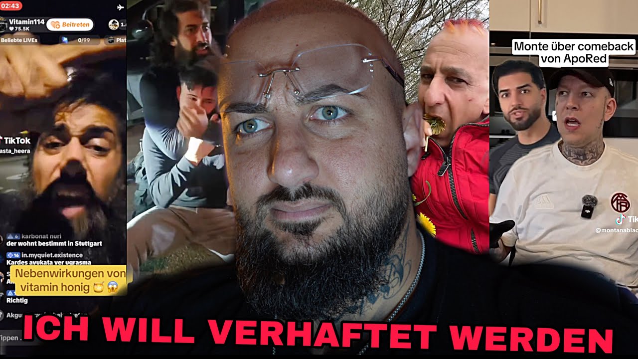 JETZT DREHT ER DURCH ‼️ ER SCHREIT VOR DER POLIZEI ICH M&Ouml;CHTE VERHAFTET WERDEN 👀