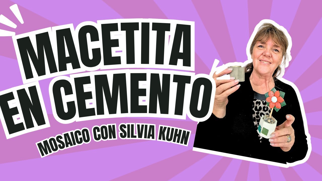 🌿🏡 Hacelo en casa: macetita de cemento en 10 minutos ⏱️🧱✨🪴