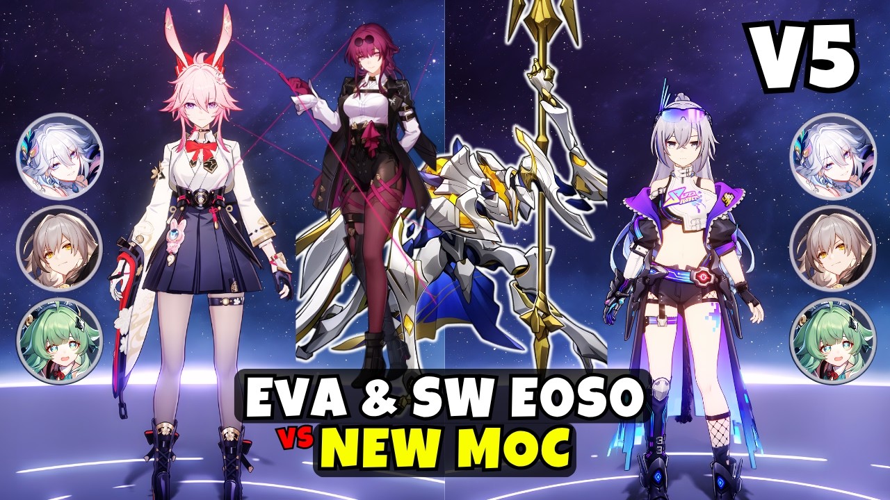 [V5] SW & Eva E0S0 Team vs New MoC 12 Kafka x Nikador | HSR 4.2