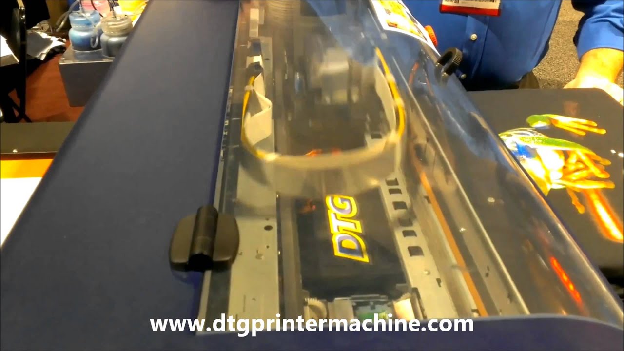 DTG Printer Demonstration - DTG Viper at ISS Long Beach