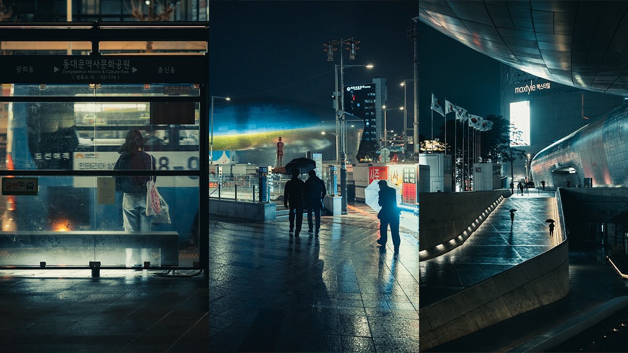 MOODY POV STREET PHOTOGRAPHY AT DONGDAEMUN DESIGN PLAZA KOREA | Sony A7IV + 35mm GMaster & 85mm f1.8