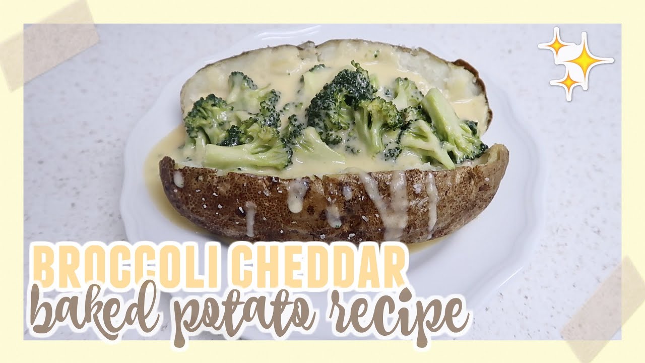 EASY Broccoli Cheddar Baked Potato Recipe