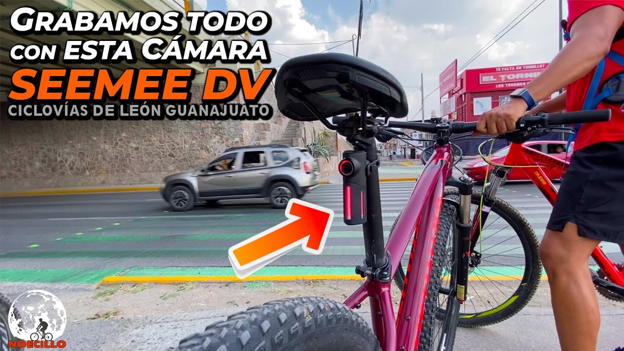 Las Ciclovías Mas Raras De León Guanajuato Grabamos todo con la Nueva Camara MAGICSHINE SEEMEE DV