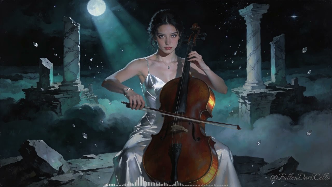 Dark Academia Cello — Moonlight Focus Music