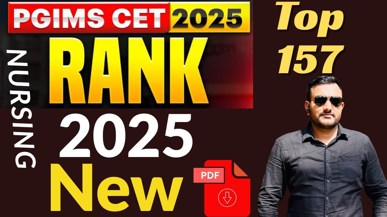 cet pgims rohtak 2025 result rank wise for b.sc nursing paramedical pgims rohtak rank topper all